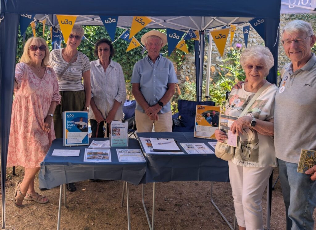 Rottingdean Fair u3a Publicity Stall